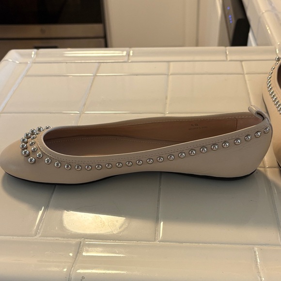 Tod's Cream Studded Women's Loafers - Picture 8 of 10